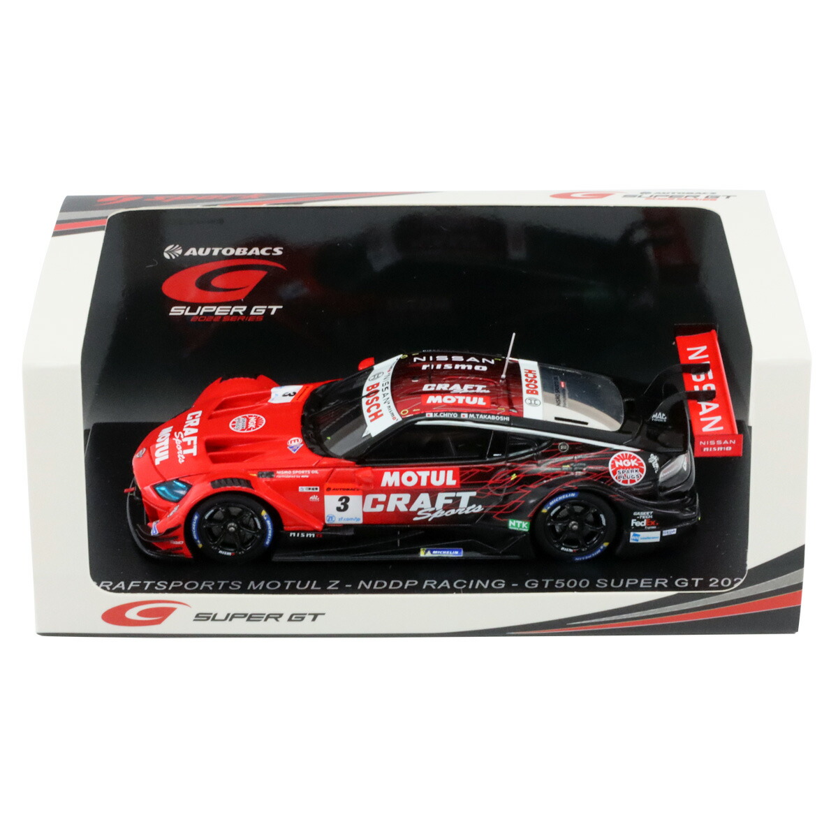 SUPERGT MOTULAUTECHGTR サイン入ミニカー