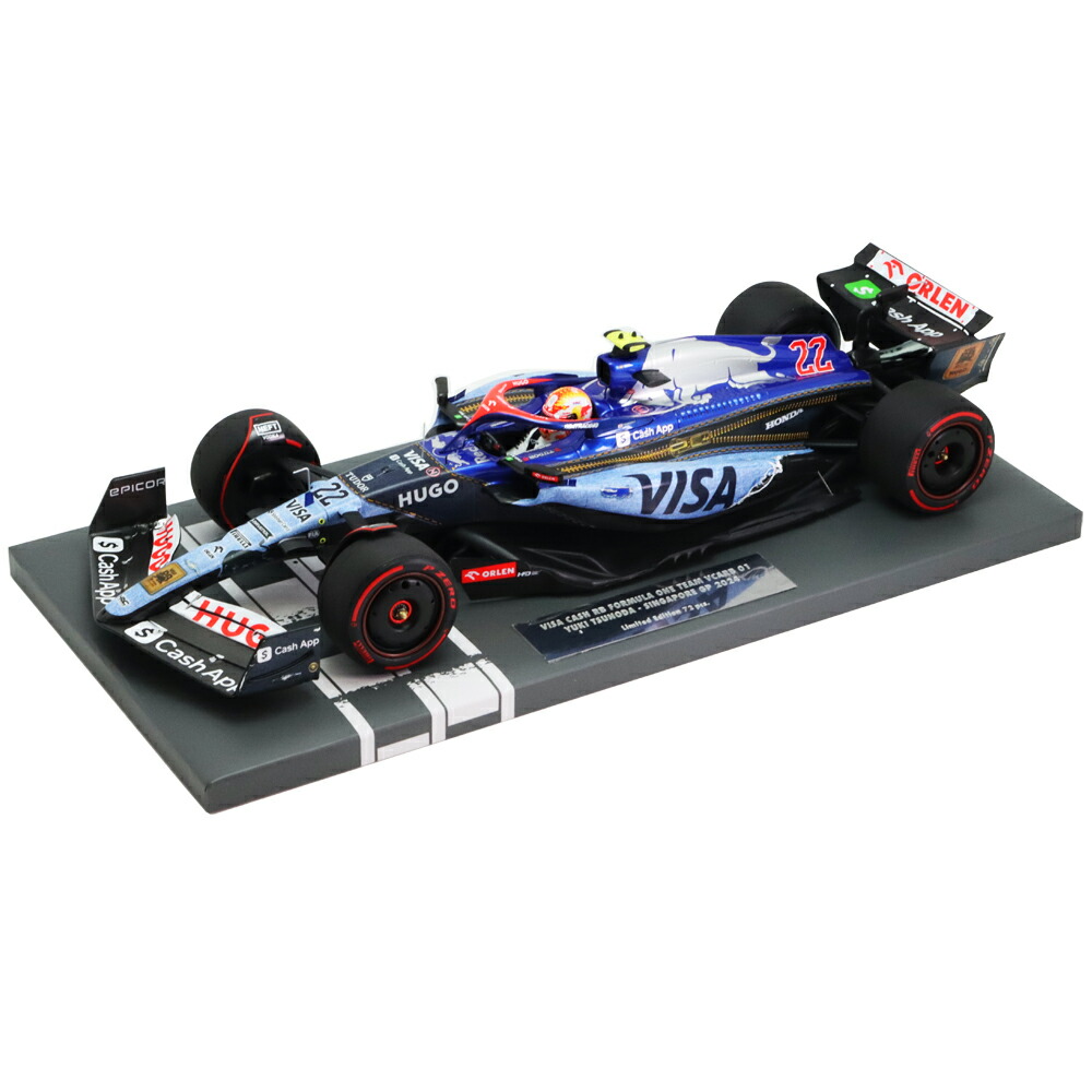 MINICHAMPS 1/43 VCARB01 角田裕毅 2024 マイアミGP ミニチャンプス 1/43ビザ キャッシュ RB F1 チーム VCARB01 2024年
