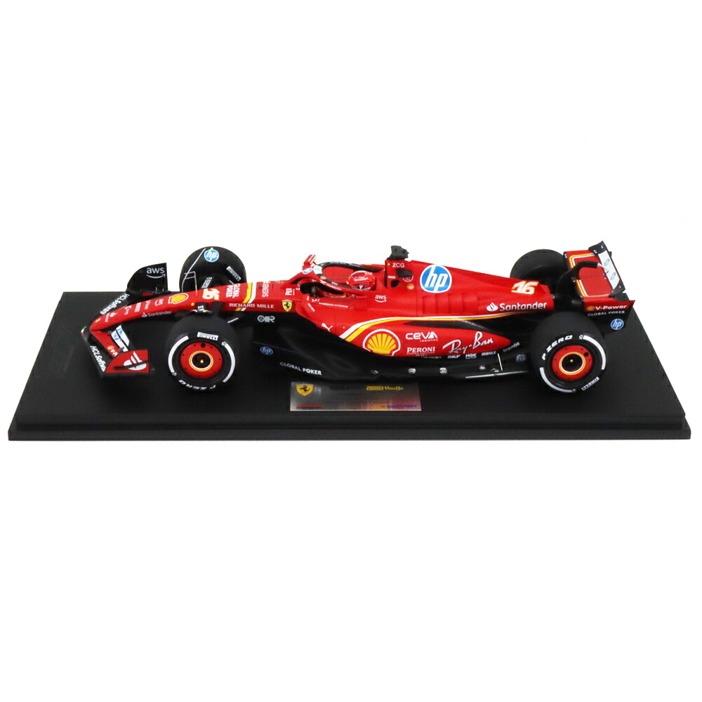 ルックスマート 1/18 スクーデリア フェラーリ SF-24 2024年 オースチンGP ウィナー シャルル ルクレール モデルカー F1 エフワン アメリカ 1位 優勝 No.16 Scuderia Ferrari LS18F1067