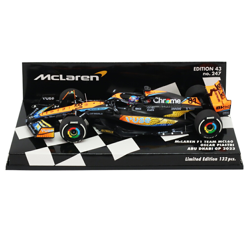 ミニチャンプス 1/43 マクラーレン F1 チーム MCL60 2023年 アブダビGP オスカー ピアストリ 模型 ミニチュア ミニカー モデルカー 537236681｜クラブウィナーズ 14,245円