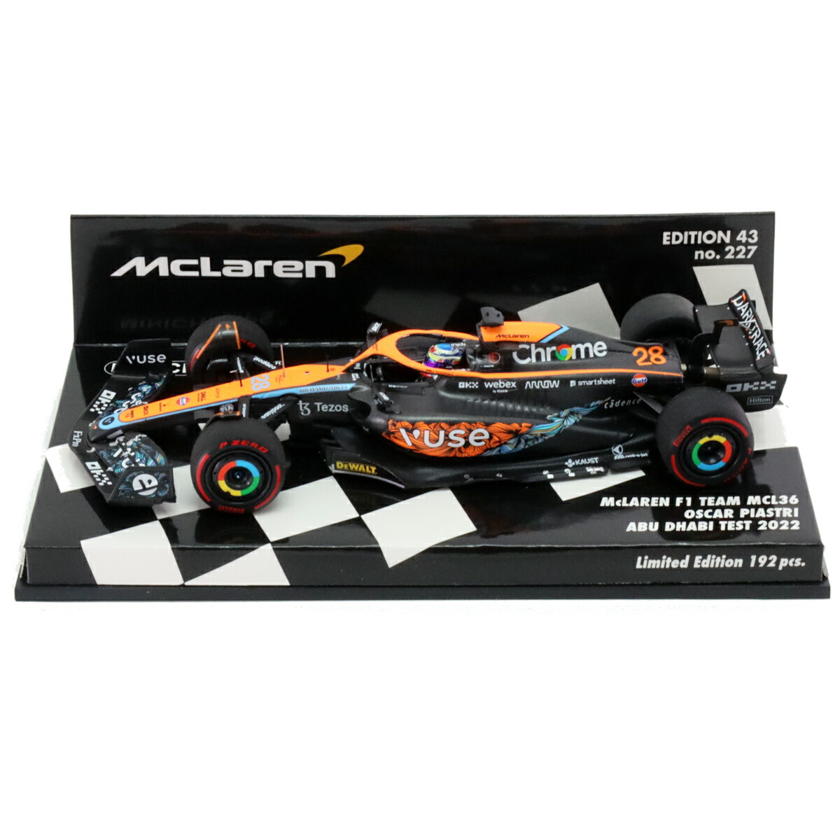 スパーク 1/18 マクラーレン MCL60 2023 F1 イギリスGP 2位 #4 L