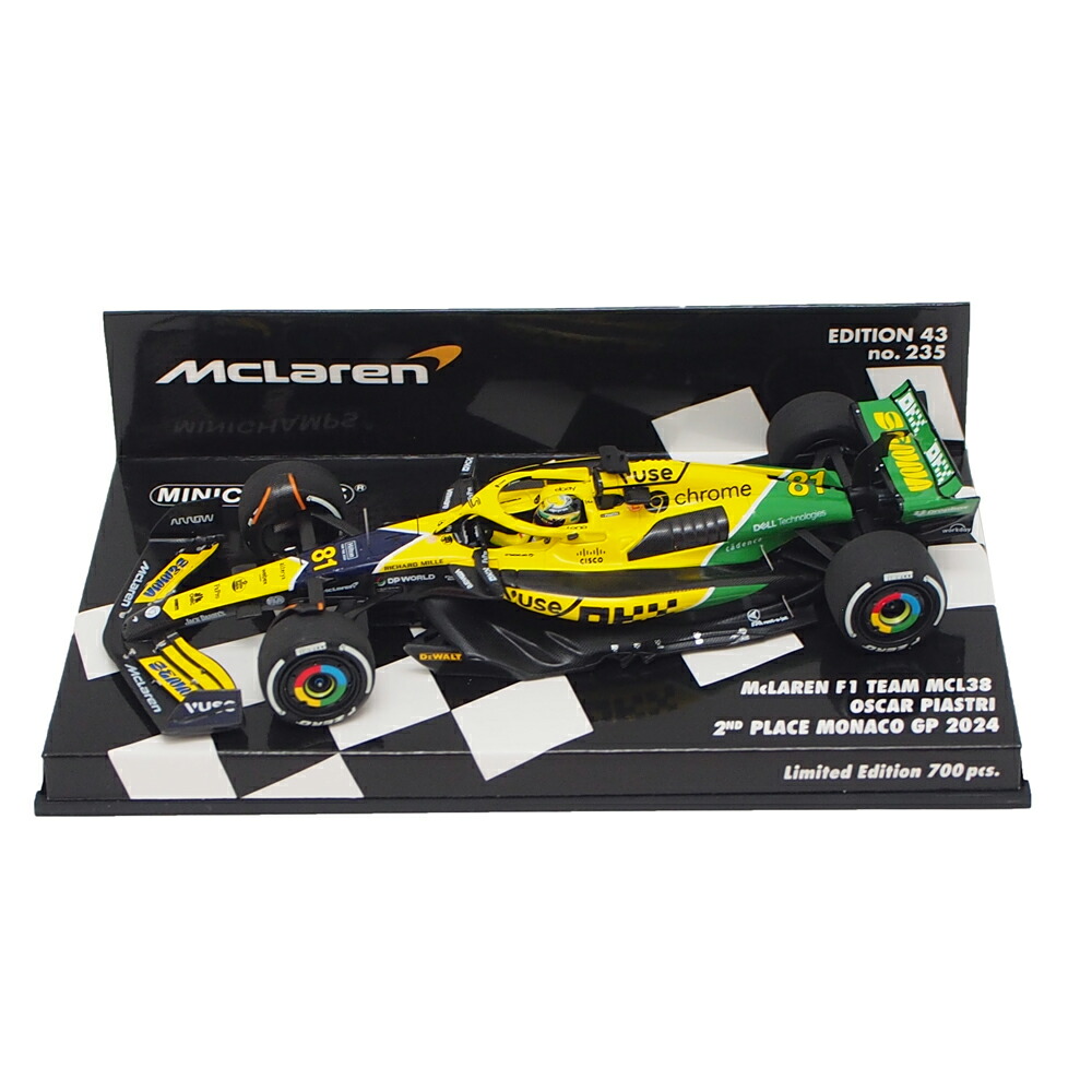 1/43 ミニチャンプス マクラーレンMCL38 ハンガリーGP O.ピアストリ 予約] CLDC特注ミニチャンプス 1/43 マクラーレン MCL38