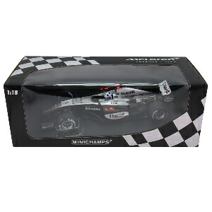 ミニチャンプス 1/18 マクラーレン メルセデス MP4/19 デビッド クルサード 2004年 模型 ミニチュア ミニカー モデルカー F1 530041805｜クラブウィナーズ
