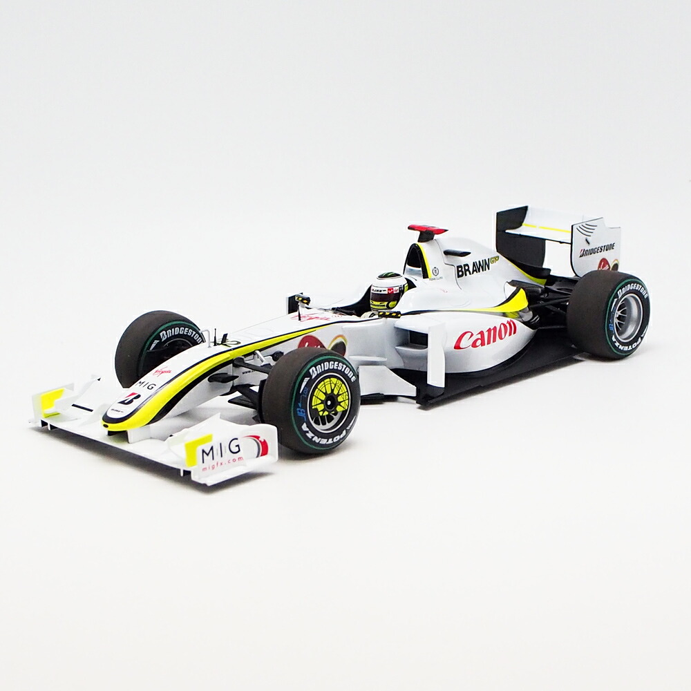 ミニチャンプス 1/18 ブラウンGP BGP001 ジェンソン バトン 2009年 シンガポールGP ミニカー モデルカー 模型 ミニチュア 180090222