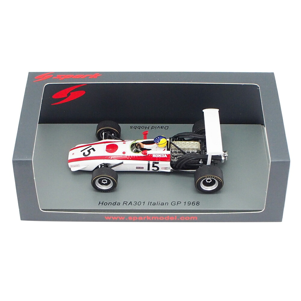 スパーク 1/43 ホンダ RA301 #5 デヴィッド ホッブス 1968年 イタリアGP 模型 ミニチュア ミニカー モデルカー S6225