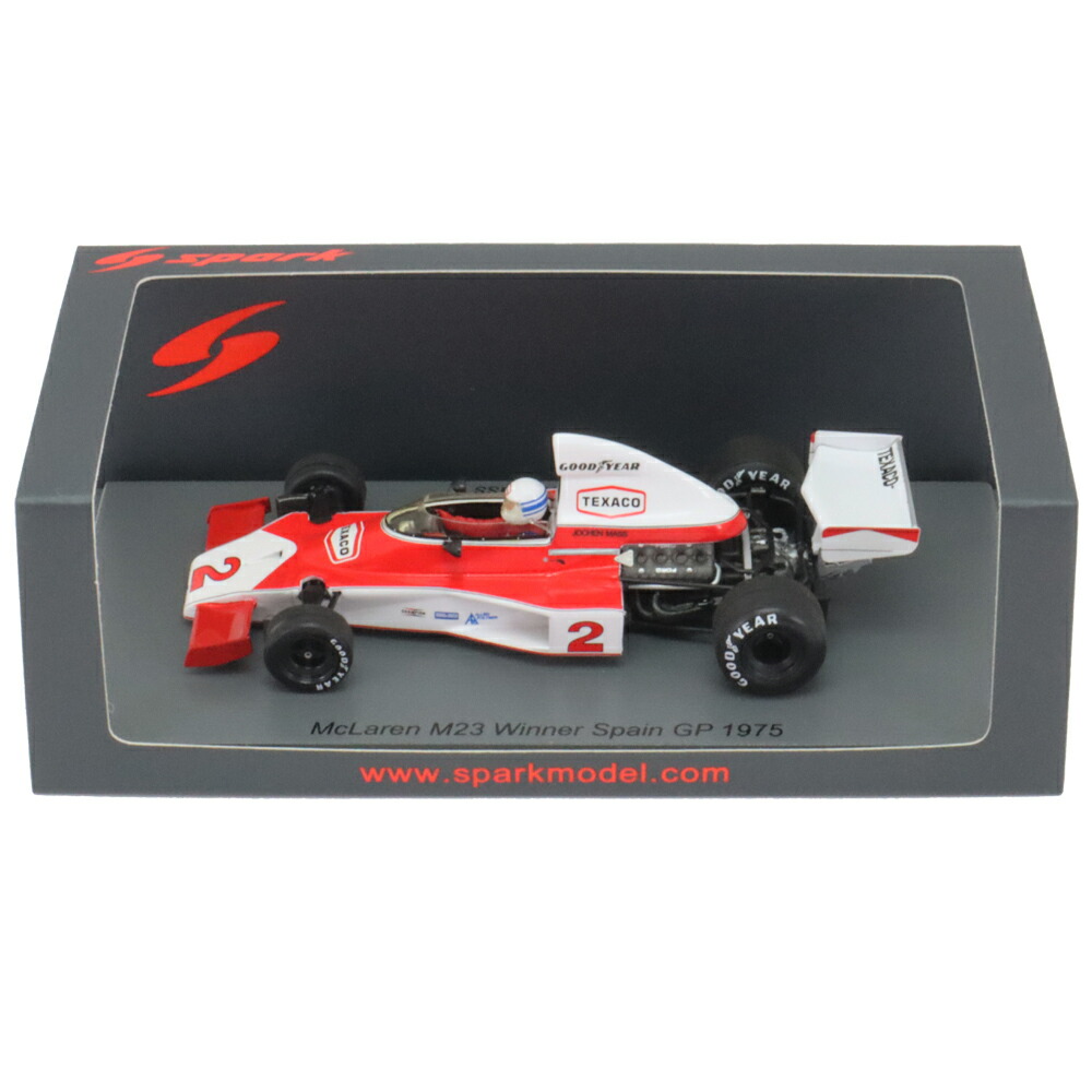 スパーク 1/43 マールボロ チーム テキサコ マクラーレン M23 1975年 スペインGP ウィナー ヨッヘン マス 模型 ミニチュア ミニカー F1 formula1 エフワン S5742