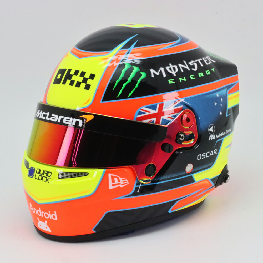 1/2 ヘルメット マクラーレンF1 O.ピアストリ 2024年 モナコGP 1/2 ヘルメット マクラーレンF1 O.ピアストリ 2024年 モナコGP