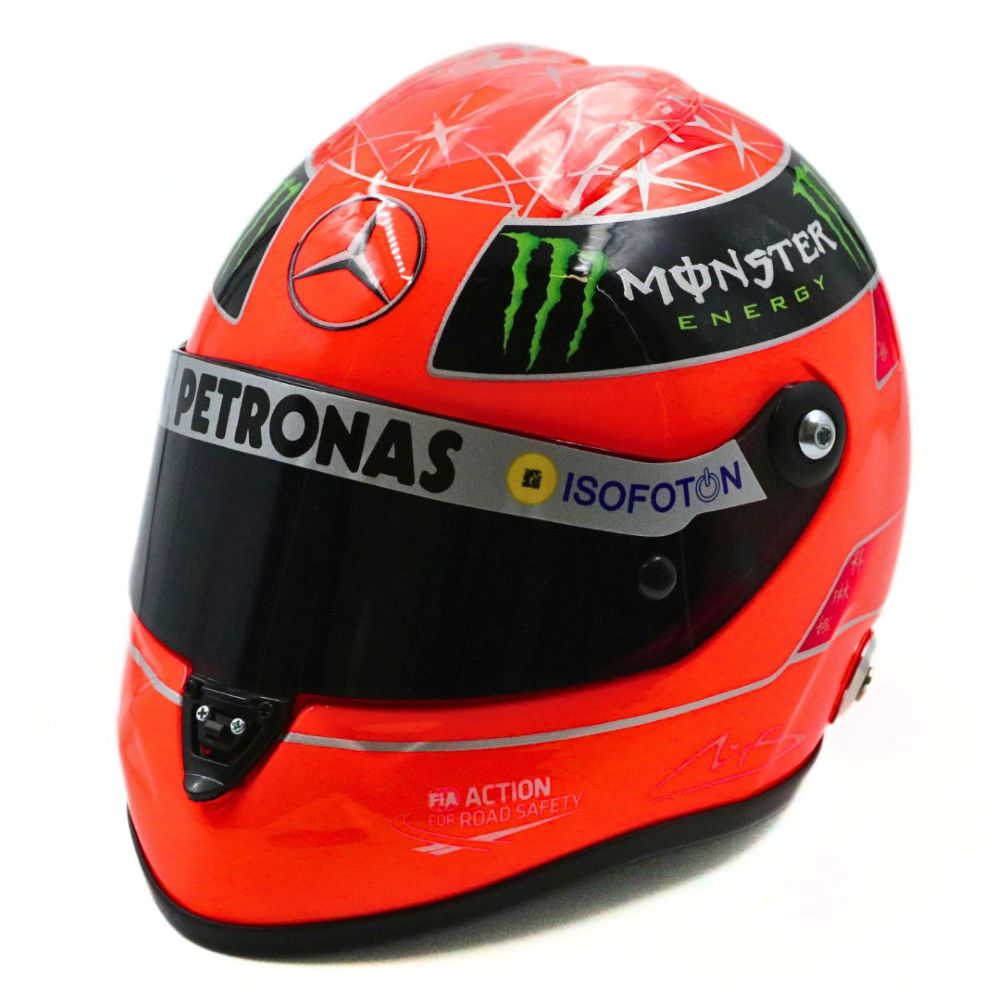 シューベルト 1/2スケール ミハエル シューマッハ 2012年 メルセデス AMG ペトロナス F1ラストレース仕様 ヘルメット Mercedes 模型 ミニチュア ドライバー MS-MH-2-2012-FA