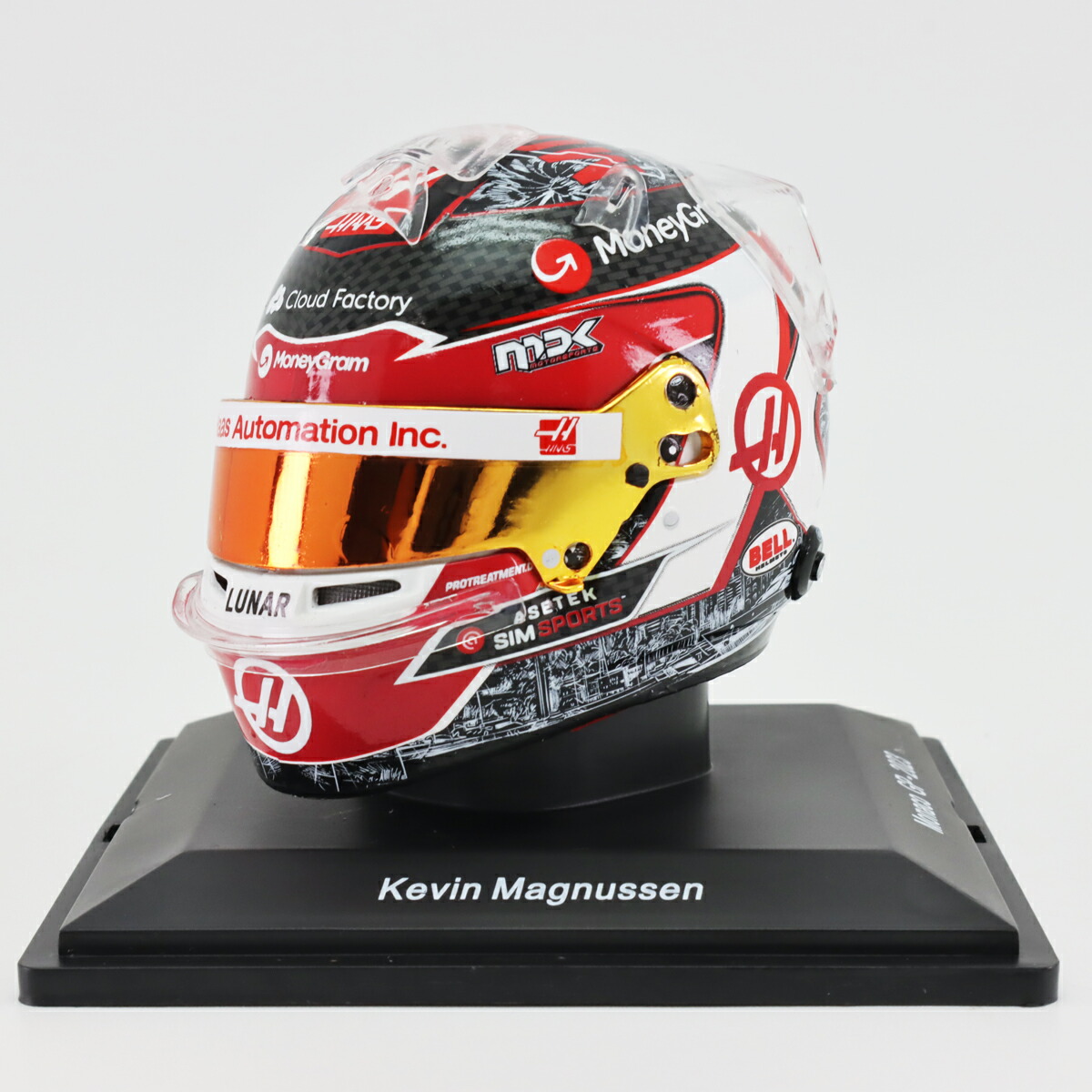 F1 ヘルメット 1/12 5点セット 1/12 フィギュアアクセサリー ヘッドセット2 フルフェイス