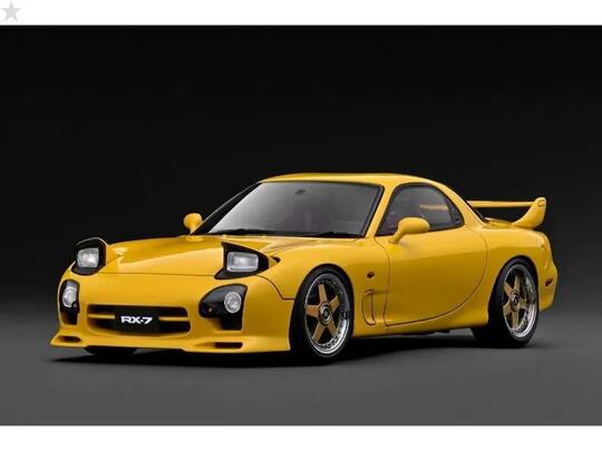 イグニッションモデル 1/18 マツダ MAZDA RX-7 Mazda Speed A-spec (FD3S) イエロー 模型 ミニチュア ミニカー モデルカー 車 IG3946｜クラブウィナーズ