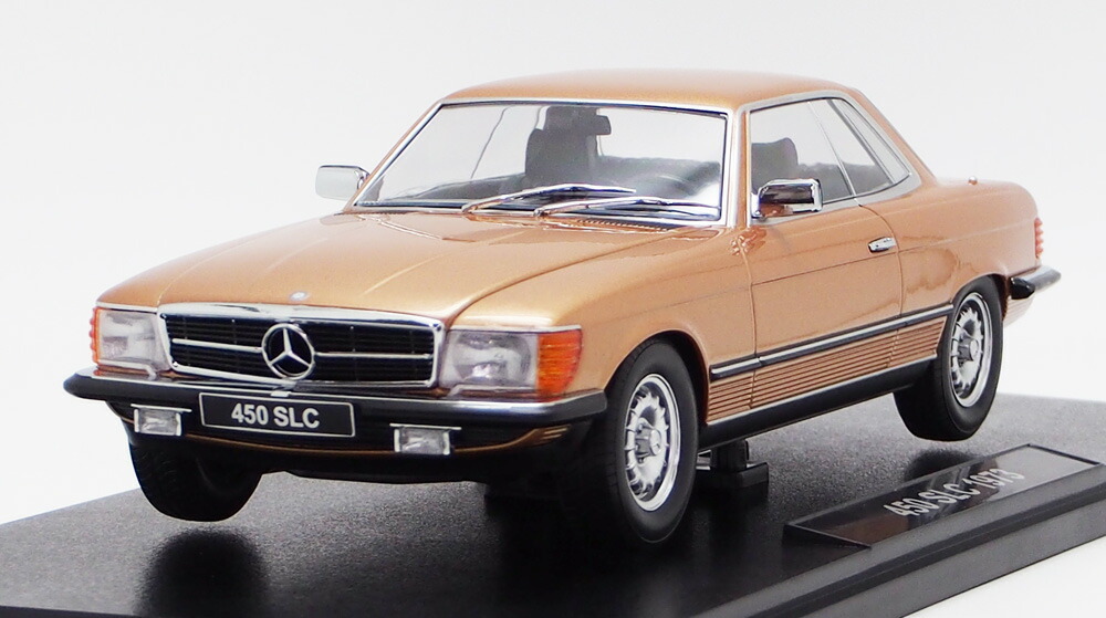 KKスケール 1/18 メルセデス450 SLC 1973 モデルカー / ゴールドメタリック 模型 ミニチュア ミニカー モデルカー 車