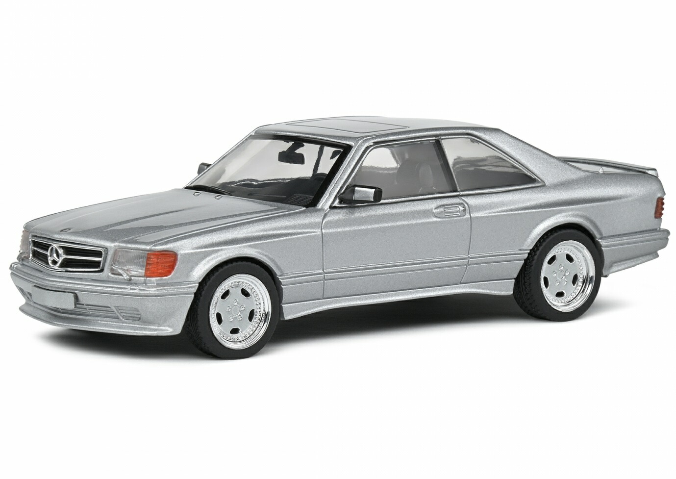 ソリッド 1/43 メルセデス ベンツ 560 SEC AMG ワイド ボディ シルバー 模型 ミニチュア ミニカー モデルカー 車