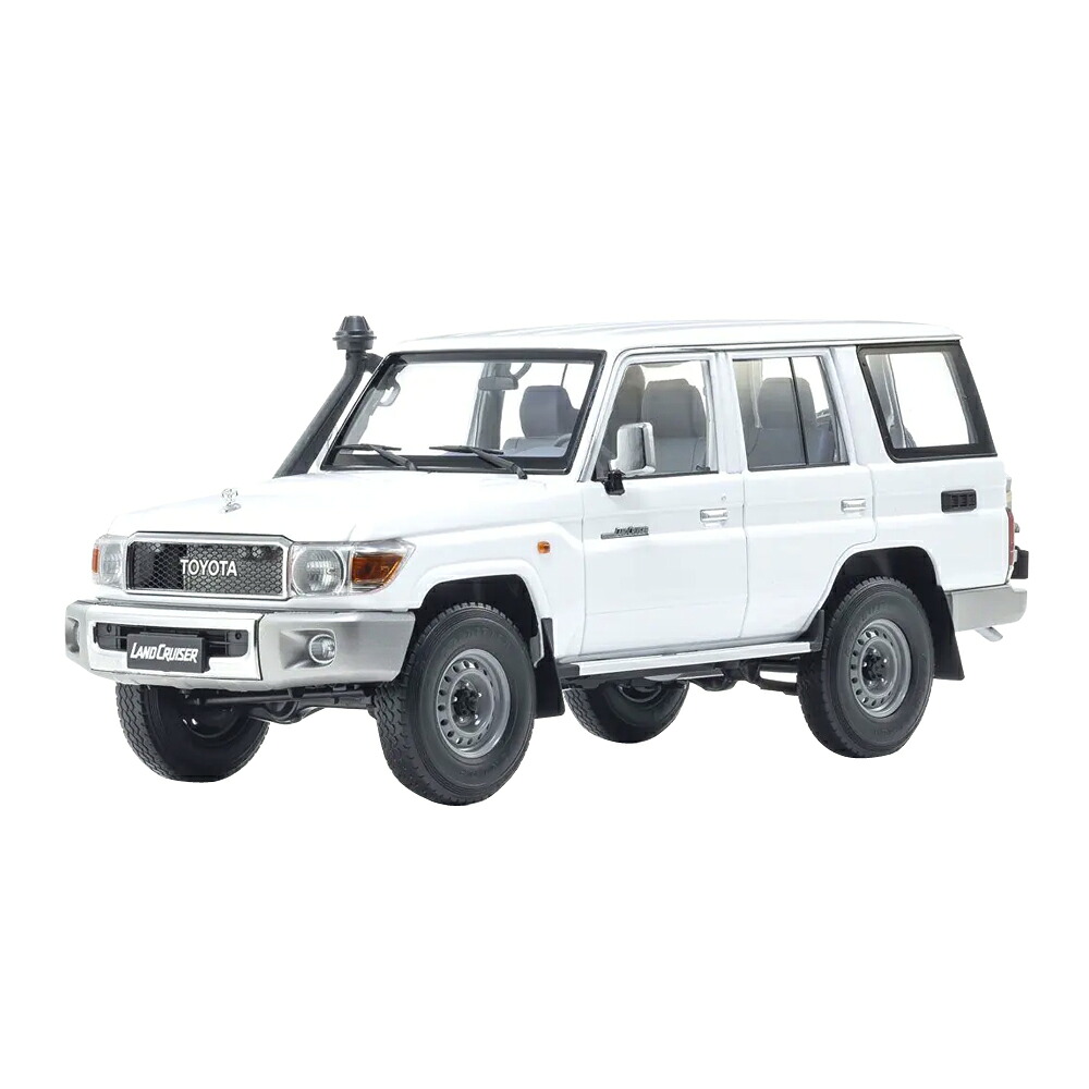 ALMOST-REAL 1/18 モデル トヨタ ランドクルーザー 76 2017年 ホワイト 模型 ミニチュア ミニカー モデルカー 日本車 ALM870103｜クラブウィナーズ 30,030円