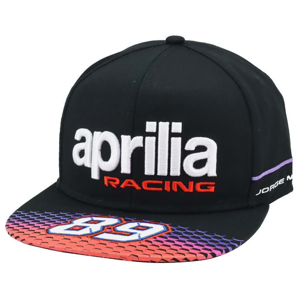 2025 アプリリア レーシング ホルヘ マルティン デュアル フラット キャップ 帽子 公式 オフィシャル MotoGP バイク