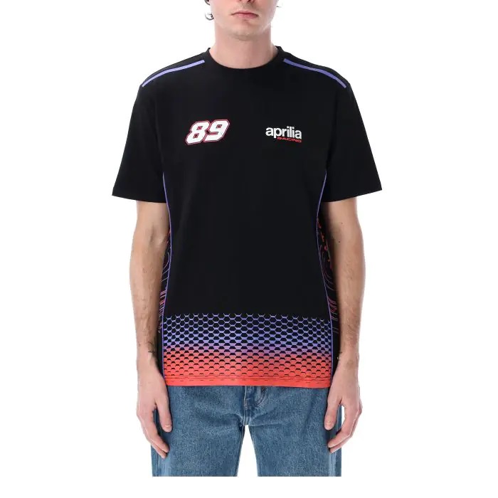 2025 アプリリア 一ころ ホルヘ マルティン #89 下つ方 グラデーション デュアル ティーシャツ MotoGP 自動二輪車 堅苦しさ