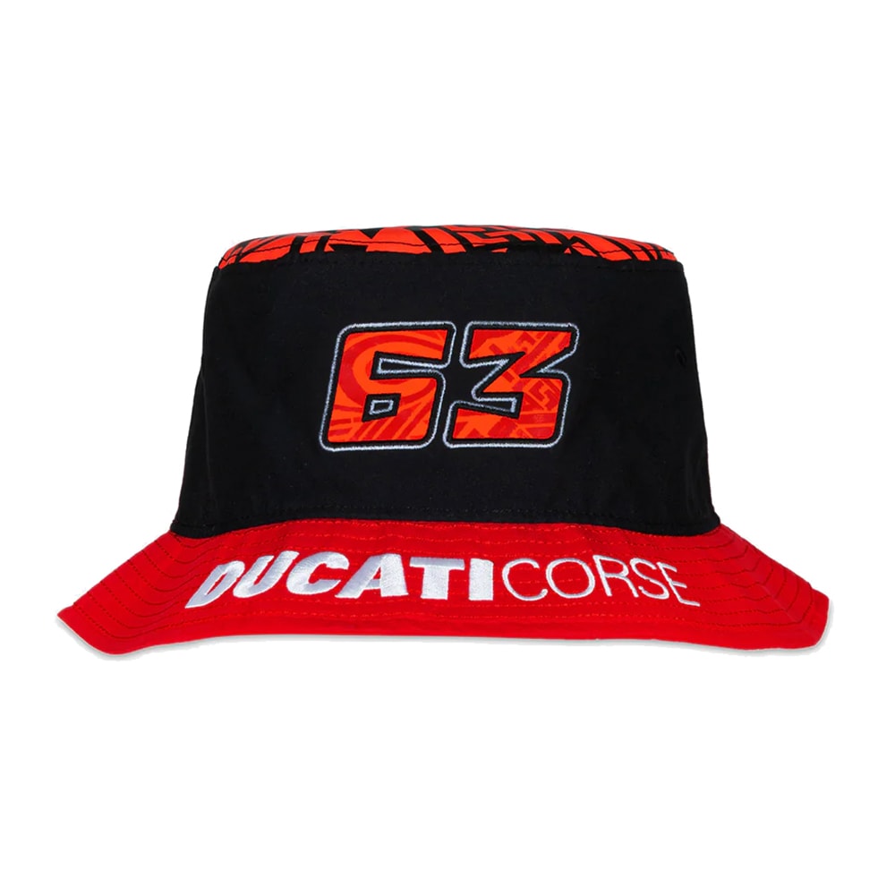#63 フランチェスコ バニャイア バケットハット 帽子 公式 オフィシャル DUCATI ドゥカティ MotoGP バイク