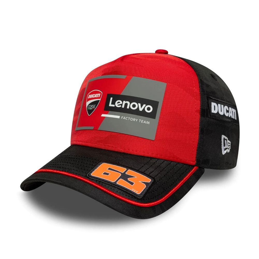 2025 ドゥカティ レノボ チーム フランチェスコ バニャイア ＃63 New Era 9FORTY ベースボール キャップ