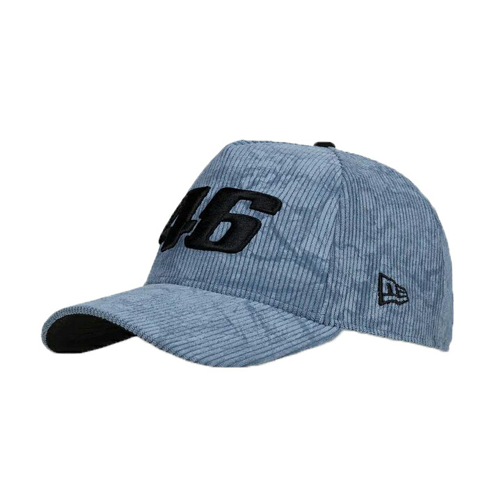 VR46 コーデュロイ ビッグ 46 New Era E-FRAME ベースボール キャップ ブルー