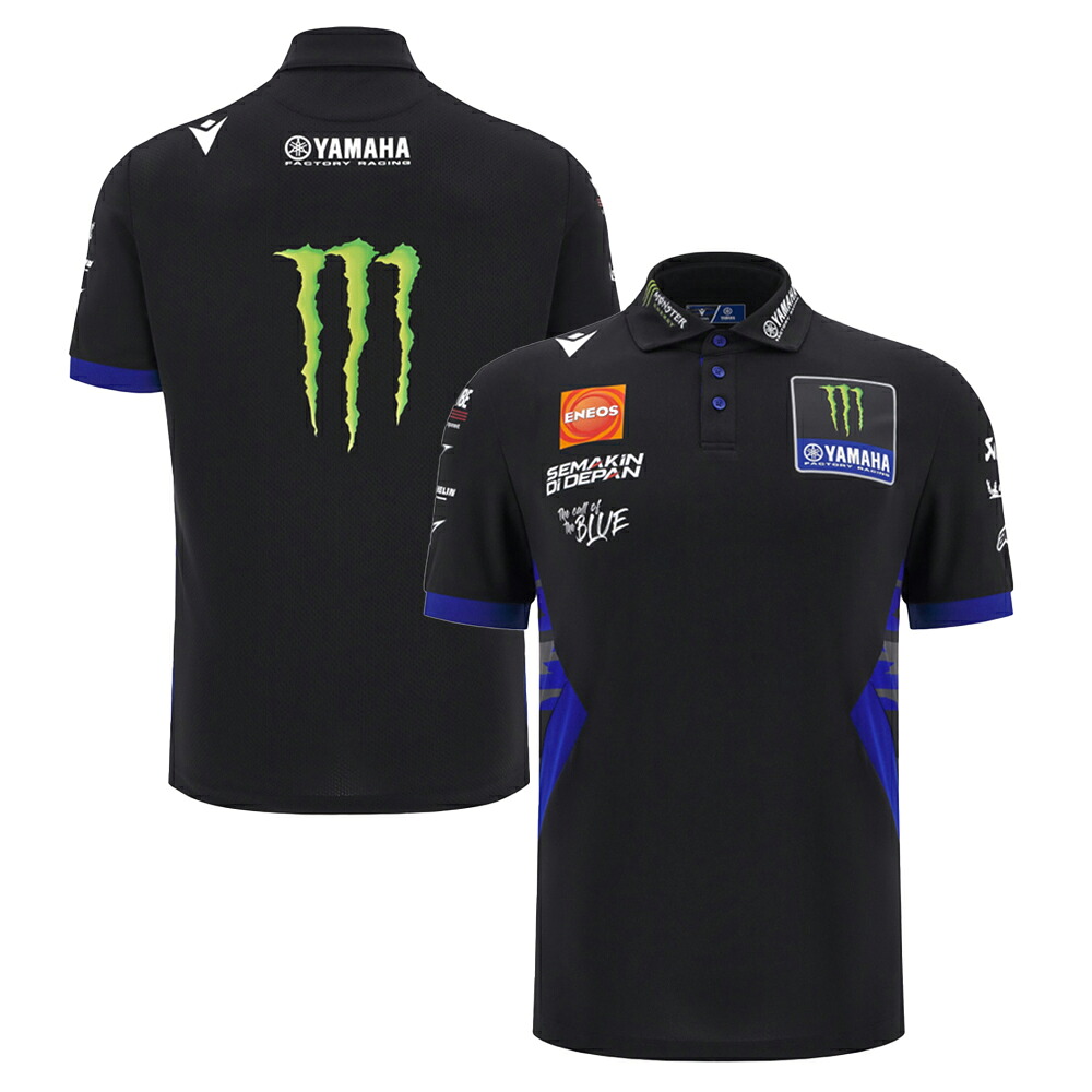 キッズ用 2025 モンスターエナジー ヤマハ MotoGP チーム レプリカ ポロシャツ 公式 オフィシャル バイク 10,804円