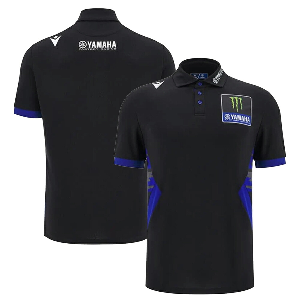 2025 モンスターエナジー ヤマハ チーム ポロシャツ　XL YAMAHA 2025 モンスターエナジー ヤマハ MotoGP チーム レプリカ