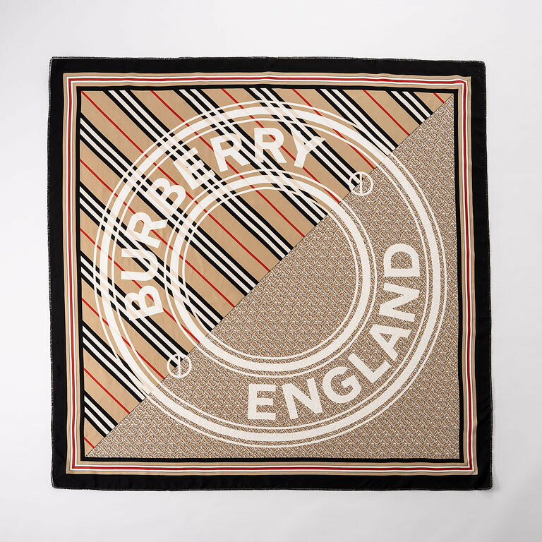 楽天市場】【海外買付品】BURBERRY（バーバリー）スクエア