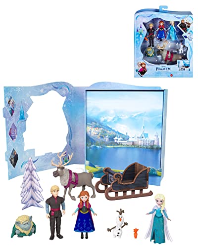【クーポン配布中】 マテル(MATTEL)ディズニー（Disney）/アナと雪の女王（Frozen） クラシックストーリーブック（ミニドール）【着画像
