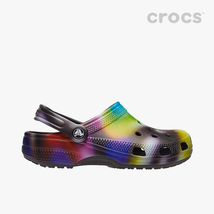 楽天市場】・クロックス《ユニセックス》クラシック ハイカー クロッグ/ブラックｘマルチ/ CROCS/Classic Hiker Clog/ BlackｘMulti #** : clustic-R