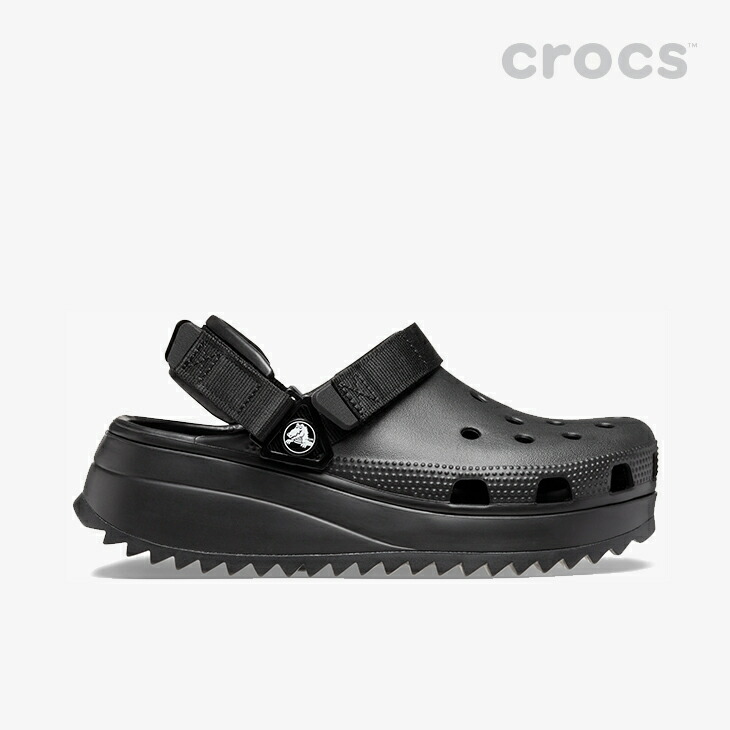 楽天市場】・クロックス《ユニセックス》クラシック ハイカー クロッグ/ブラックｘマルチ/ CROCS/Classic Hiker Clog/BlackｘMulti  #** : clustic-R