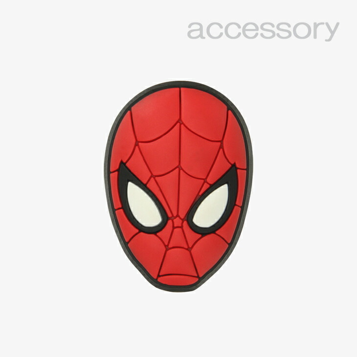 シューズ アクセサリー_144 《チャーム》スパイダーマン マスク// JIBBITZ/Spiderman Mask F15 #10006116画像