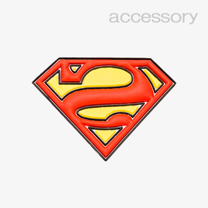 シューズ アクセサリー_129 《チャーム》スーパーマン ロゴ// JIBBITZ/Superman Logo画像