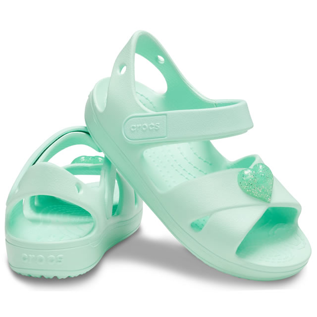 mint blue crocs