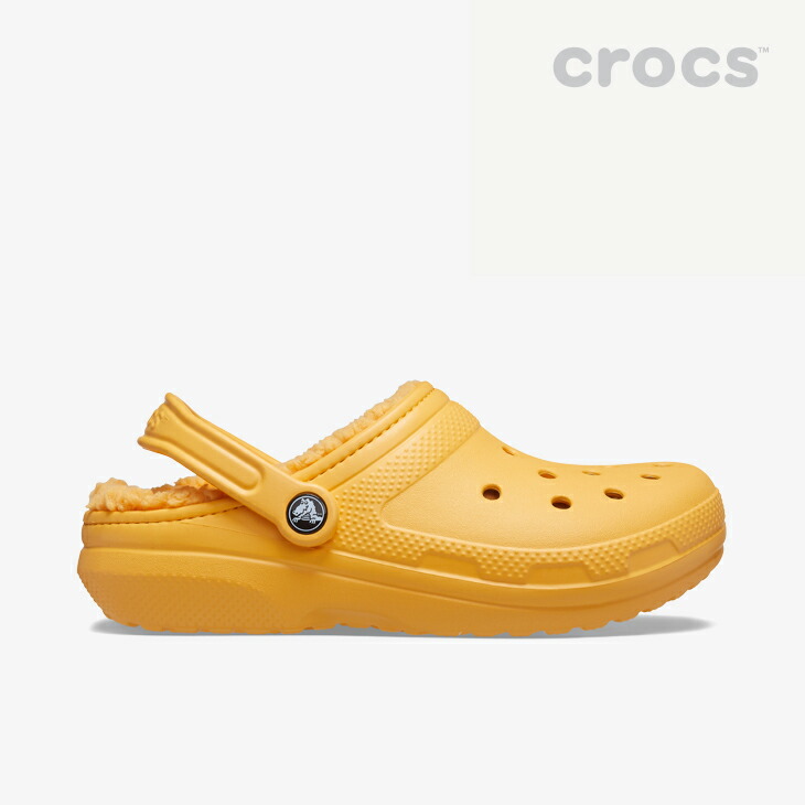 贅沢屋の クロックス ボア《ユニセックス》クラシック ラインド クロッグ オレンジ シャーベット CROCS Classic Lined Clog  Orange Sorbet # www.wei.org.in