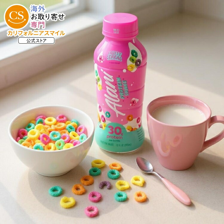 プロテインシェイク30g フルーティーシリアル / 12パック Alani Nu: Fit Shakes: Fruity Cereal (12/12oz) 【お取り寄せ商品】【合わせて買いたい】