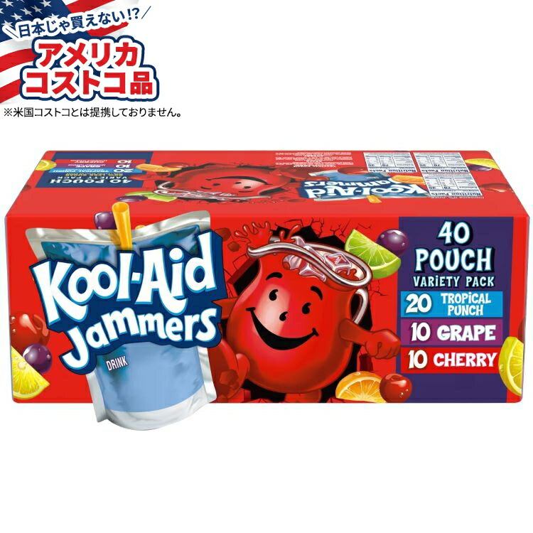 Kool-Aid Jammers 3種類×10個 30パウチバラエティパック Kool-Aid Jammers 3種類×10個 30パウチバラエティパック