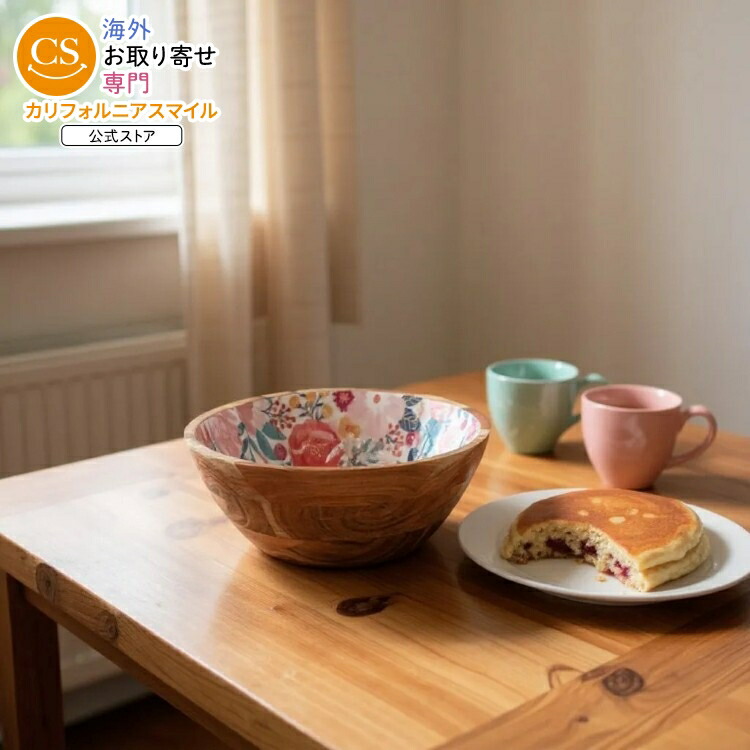 【アメリカコストコ品】over&back スプリングガーデンアカシアサービングボウル by Jess Phoenix over&back Spring Garden Acacia Serving Bowl by Jess Phoenix【お取り寄せ商品】【合わせて買いたい】