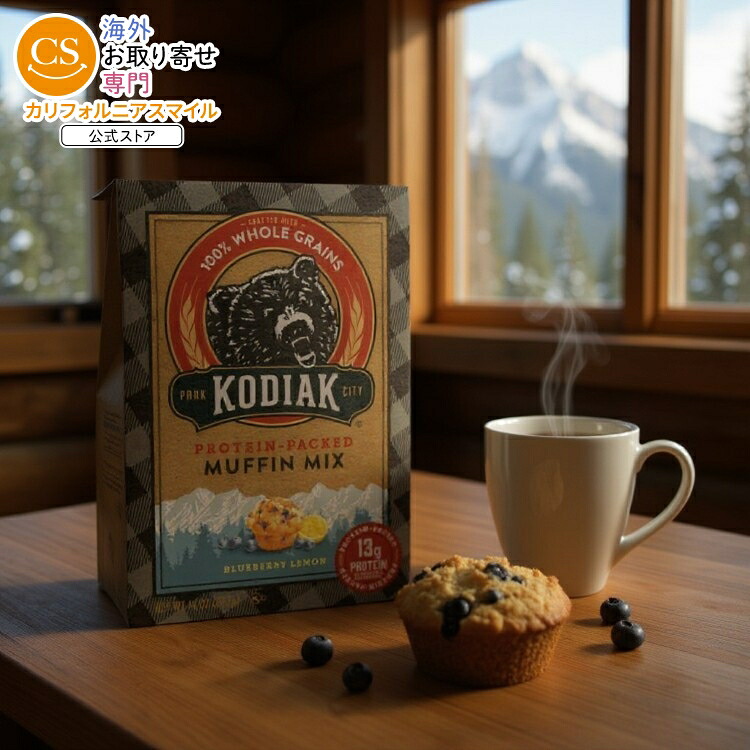 [6個セット]コディアック プロテインパックドマフィンミックス ブルーベリーレモン 13gプロテインKodiak MIX MUFFIN BLBRY LMN PRTN 14OZ 【お取り寄せ商品】【合わせて買いたい】