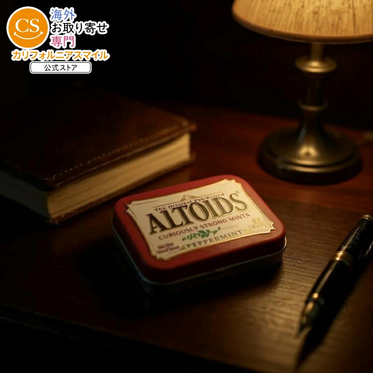 【アメリカコストコ品】アルトイズ ブレスミント ハードペパーミントキャンディー 50g &times; 12個 Altoids Breath Mints Hard Peppermint Candy 1.76 oz 12-count【お取り寄せ商品】【合わせて買いたい】｜カリフォルニアスマイル
