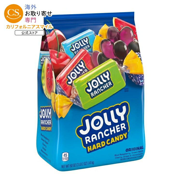 ジョリーランチャー オリジナル フルーツ風味ハードキャンディ バルクバッグ 約1417g Jolly Rancher Original Fruit Flavored Hard Candy, Bulk Bag 50 oz 【お取り寄せ商品】【合わせて買いたい】 5,287円
