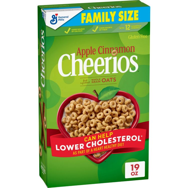 【ポイントUP★16日20時-27日9時】チェリオス アップルシナモン グルテンフリーシリアル ファミリーサイズ 538g Cheerios, Apple Cinnamon Gluten Free Breakfast Cereal, Family Size, 19 oz 【お取り寄せ商品】【期限間近クーポンで20%OFF】画像