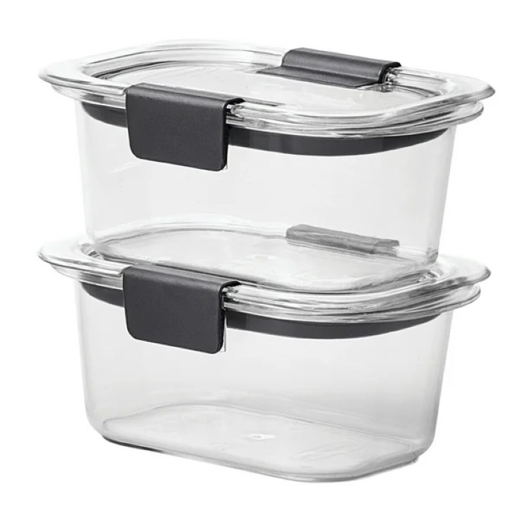 ラバーメイド ブリリアンス 汚れに強い保存容器 約1.3カップ×2個セット Rubbermaid Brilliance 1.3 Cup Stain-Proof Food Storage Container, Set of 2 【お取り寄せ商品】