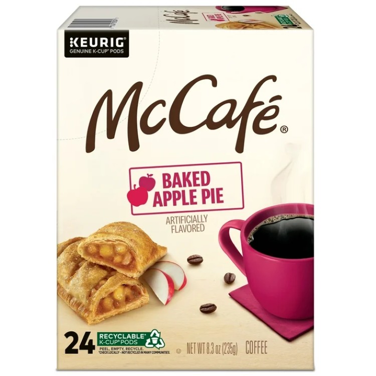 マックカフェ ベイクドアップルパイ ライトロースト コーヒーカプセル 24個入り McCafe, Baked Apple Pie Light Roast K-Cup Coffee Pods, 24 Count 【お取り寄せ商品】