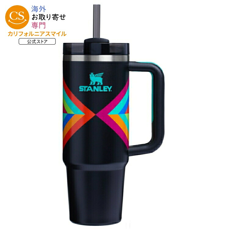 【ポイントUP★18日-30日】スタンレー クエンチャー フローステート ステンレススチールタンブラー 約887mL ハイパージオ Stanley Quencher Flowstate 30oz Hyper Geo Stainless Steel Tumbler 【お取り寄せ商品】｜カリフォルニアスマイル