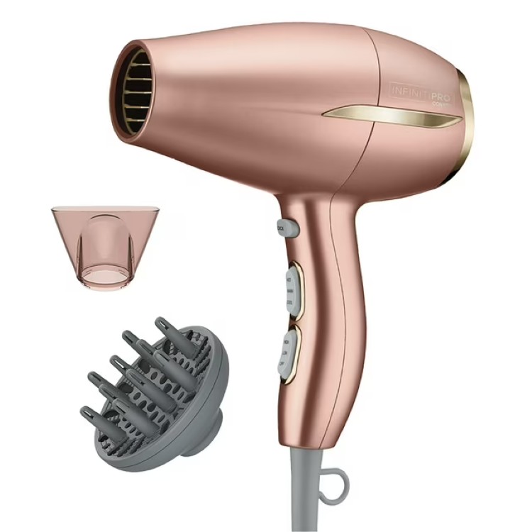 インフィニティプロ コンエアー フリッズフリー コンパクトヘアドライヤー イオニック INFINITI PRO CONAIR Frizz-Free Compact Hair Dryer, Ionic Technology for Smooth, Shiny Hair 【お取り寄せ商品】