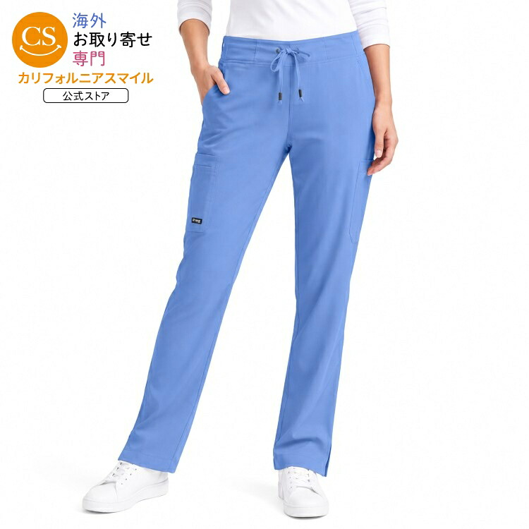 【ポイントUP★18日-30日】バルコ グレイズ・アナトミー スクラブズ ミア スクラブパンツ プチ丈 シールブルー XS BARCO Grey's Anatomy Scrubs Mia Scrub Pant Petit Ceil Blue XS 【お取り寄せ商品】｜カリフォルニアスマイル