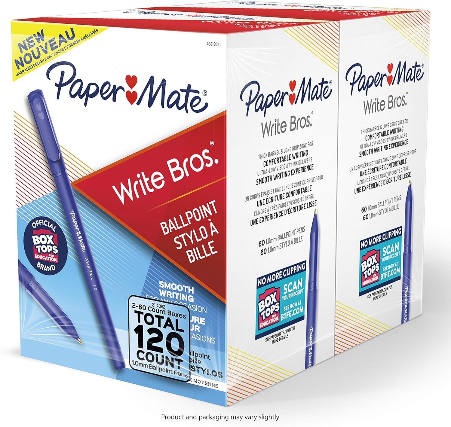 ペーパーメイト ボールペン ブルー 1mm 120本入りPaper Mate Ballpoint Pens, Write Bros. Blue Ink Pens, Medium Point (1.0mm), 120 Count blue【お取り寄せ商品】【合わせて買いたい】
