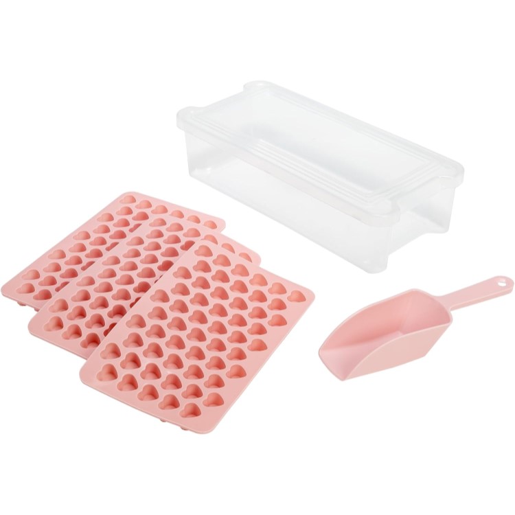 【全品対象・常時2個300円・3個800円・4個1000円OFFクーポン】パリスヒルトン ハートの形にミニアイスキューブトレイセット 製氷皿 Paris Hilton Heart Shaped Mini Ice Cube Tray Set 【お取り寄せ商品】【合わせて買いたい】画像