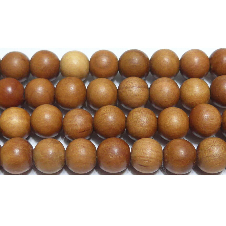 楽天市場】サンダルウッド （老山白檀） 丸玉 6mm A ※ ビーズ 1粒売り