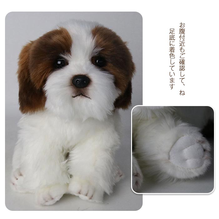 楽天市場 ぬいぐるみ 犬 シーズー 犬 リアル 犬 トイプードル グッズ 動物 いぬ アニマル いぬわんわん かわいい 手触りふわふわ おもちゃ 置物 店飾り 友達 子供 クリスマス プレゼント お誕生日 贈り物 24cm Keiwa
