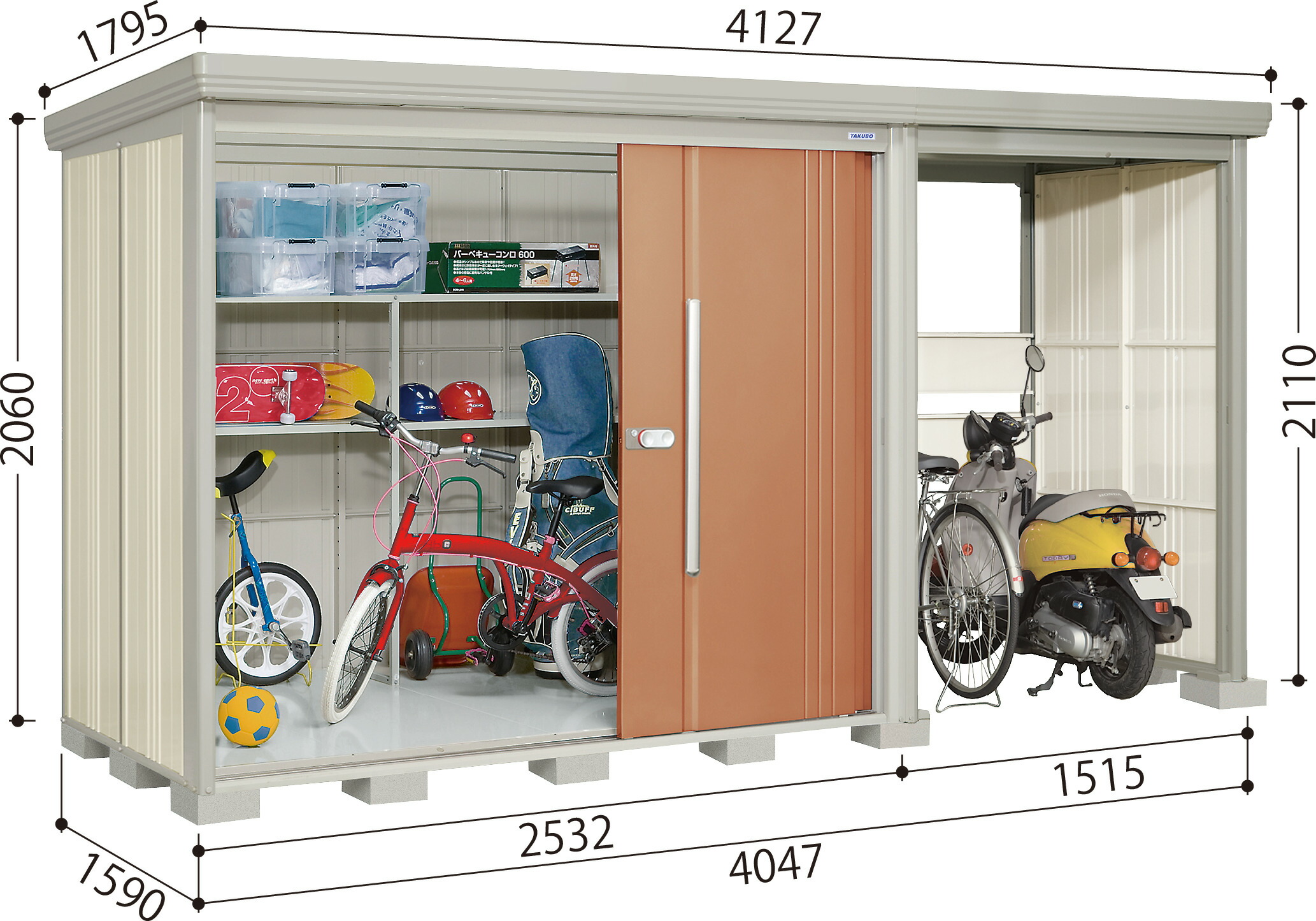 タクボ屋根裏部屋 ＴＰ-４０１５ Mr.ストックマンプラスアルファ  原則として型/標準尺度大屋根 室外 納める 屋根裏部屋 【貨物輸送無料】