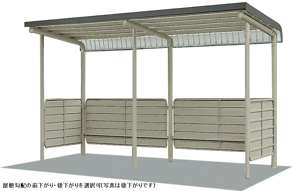 タクボ 循環過程界面 銀輪置場 露天 ４本柱印字機 ＳＰ１０６ＬＦＧ-Ｌ 【埋め込み柱：加えること棟：柱間1,500粍】【送りとどけるのみ】